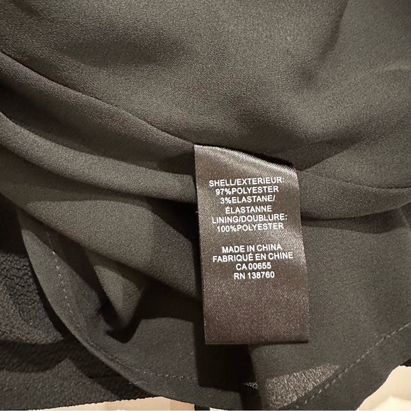 Women’s RW & Co. Sleeveless Dress with Pockets and Adjustable Straps in Black, M - Picture 7 of 7